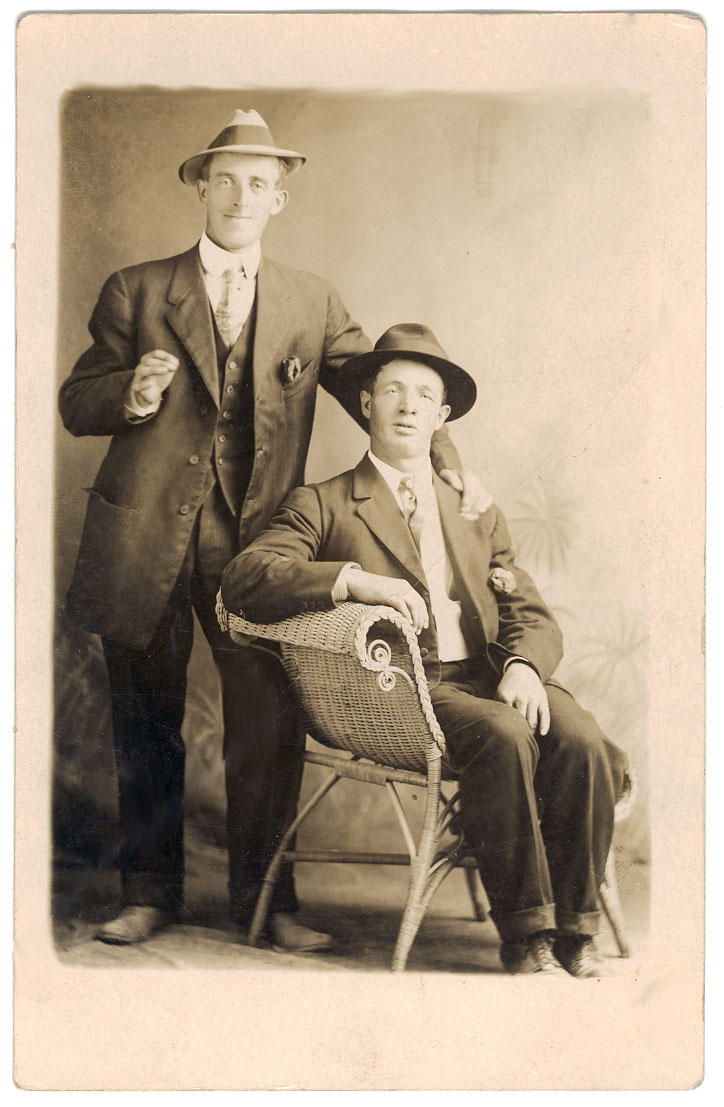 Creston, - This is a photo of Dan Ambrose(left), nephew of Thomas ...