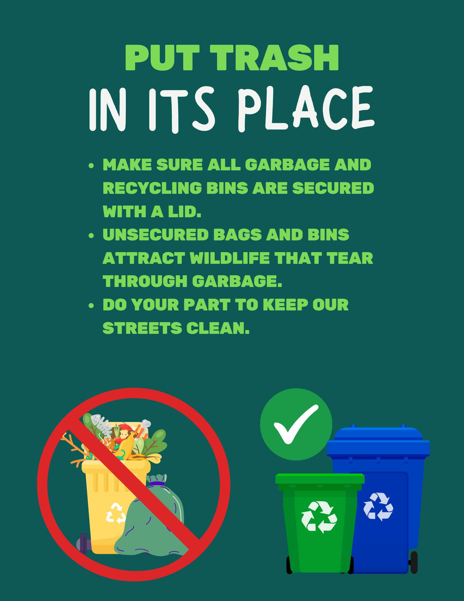 Township - Waste Management Reminder: Pursuant to Township Code 14-2.3 ...