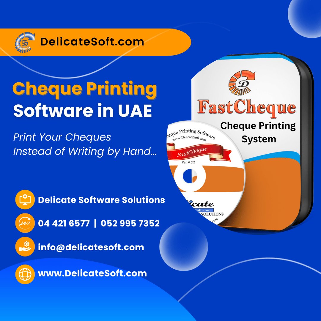 Cheque Printing Software