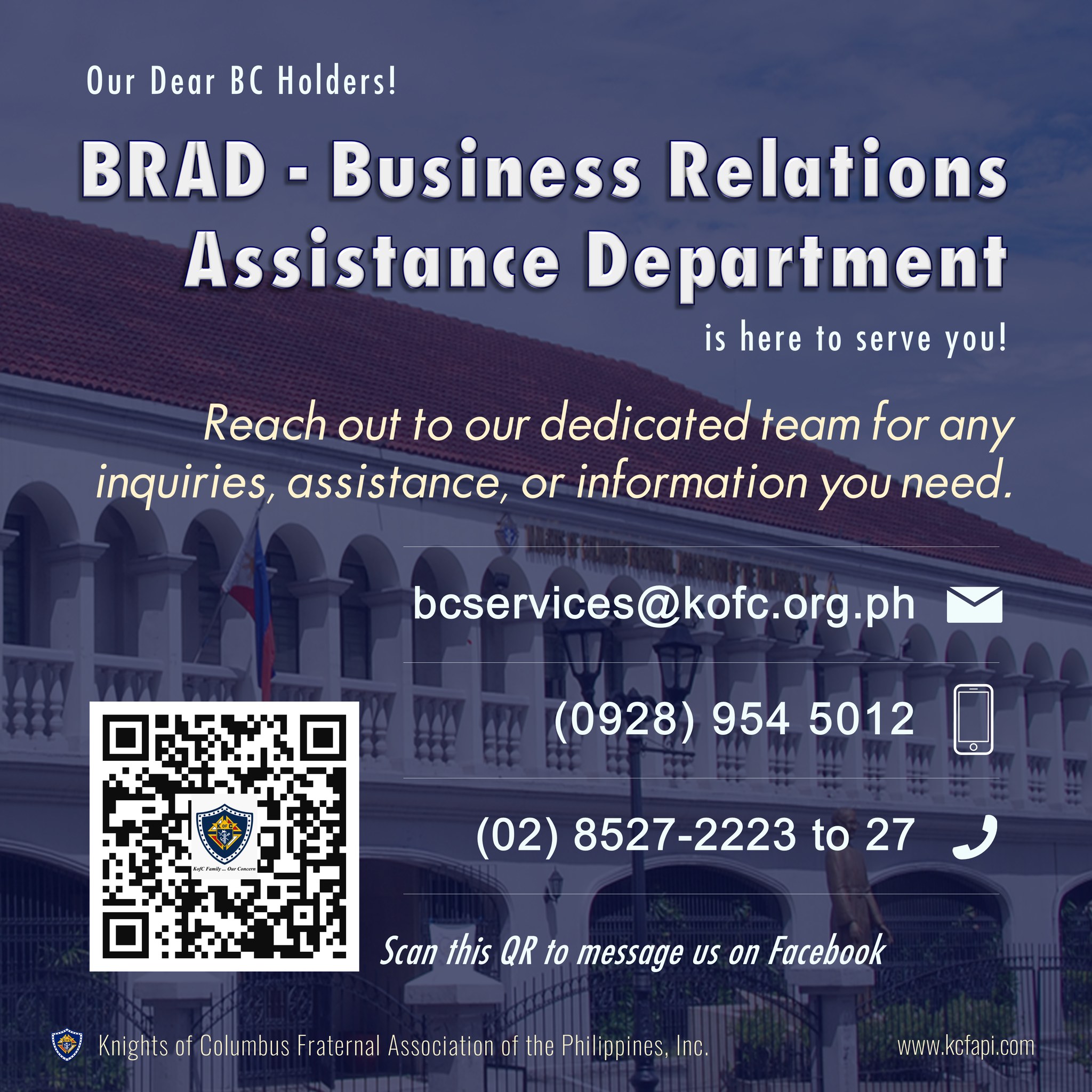 Knights of Columbus Fraternal Association of the Philippines, Inc. | Manila