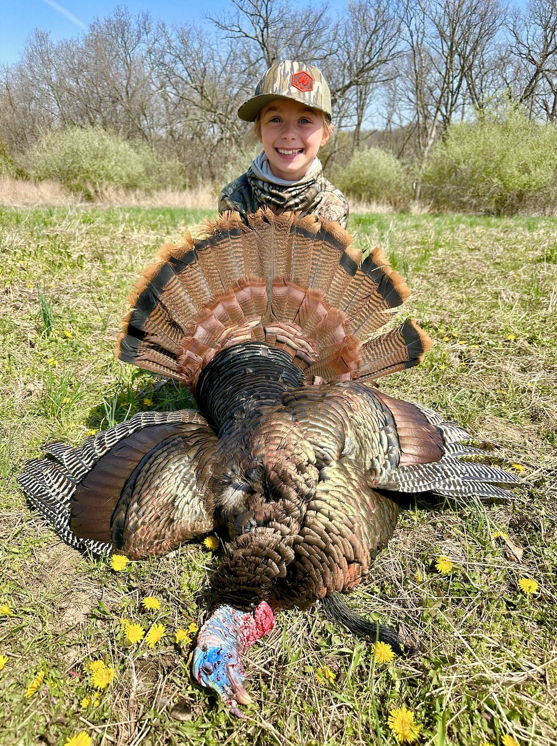My daughter got her first turkey... just look at that smile! 🦃😄 She was ...