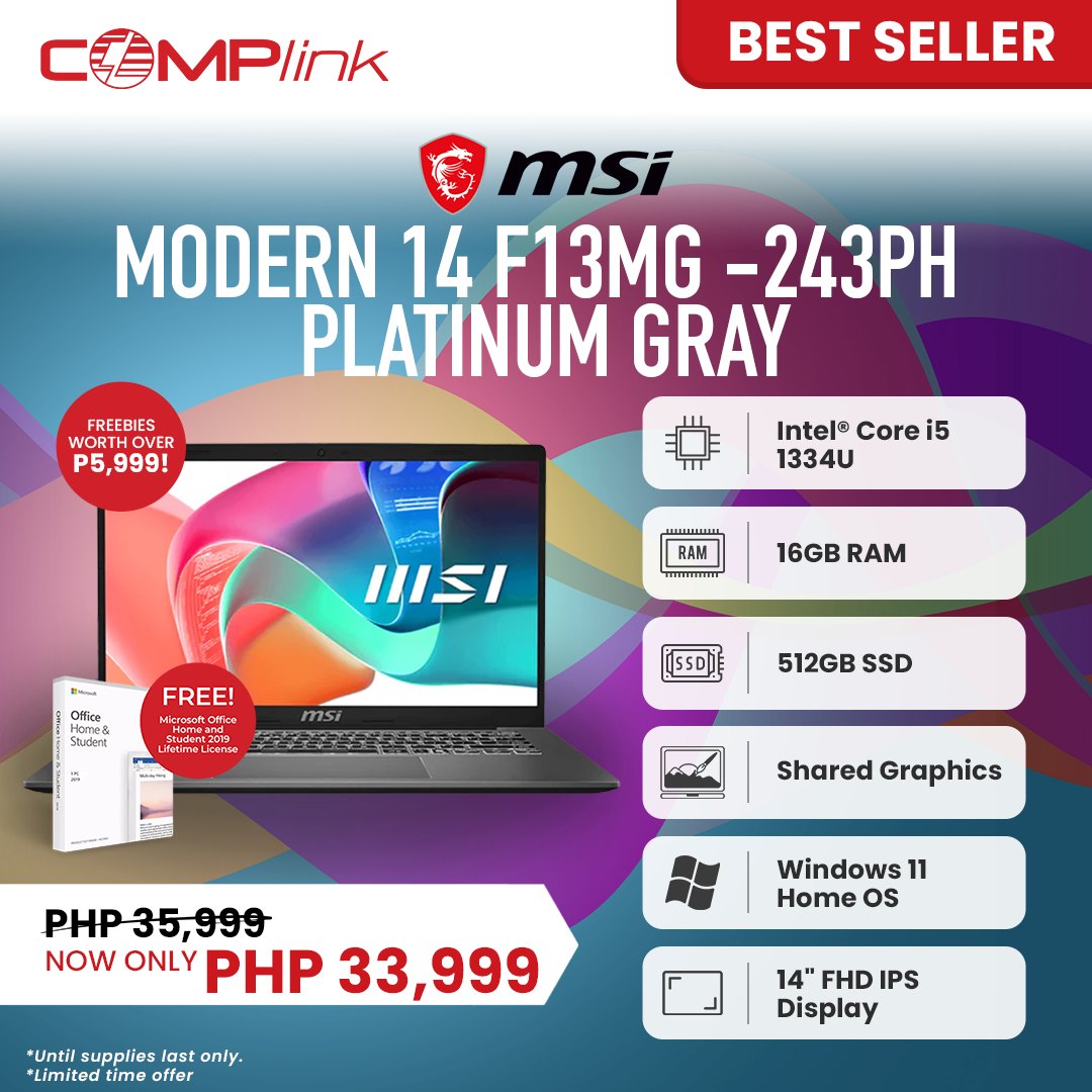 Complink - Push your limits with the MSI MODERN 14. Engineered for ...