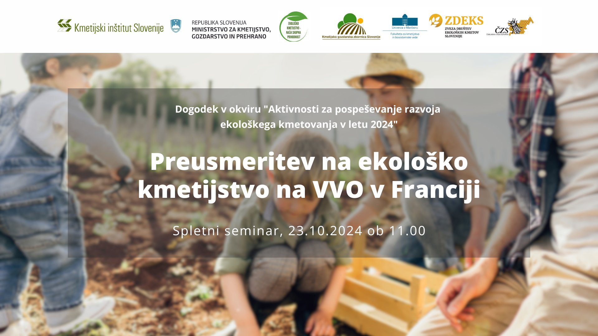 Preusmeritev na ekološko kmetijstvo na VVO v Franciji