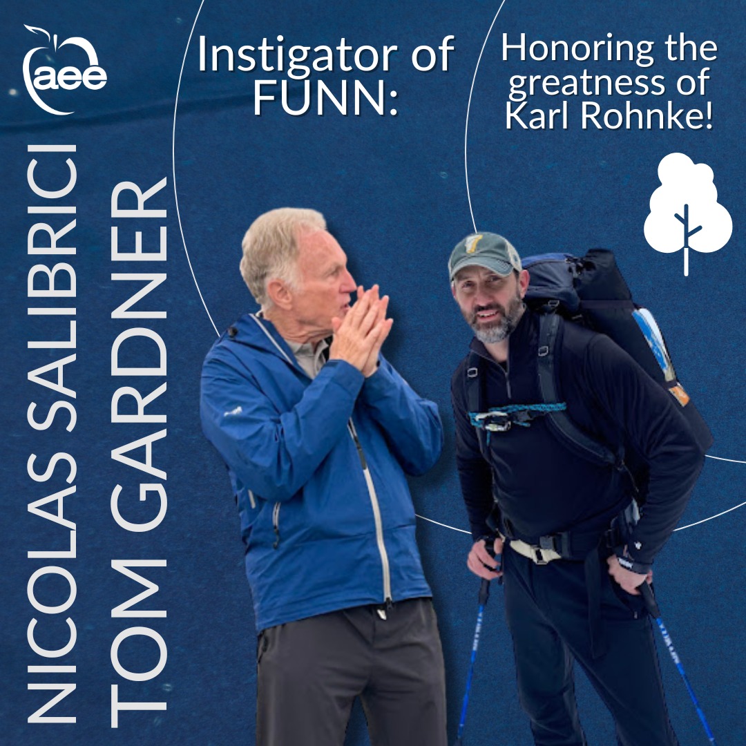 🎉 Honoring Karl Rohnke, the original FUNN master! Nicolas Salibrici and ...
