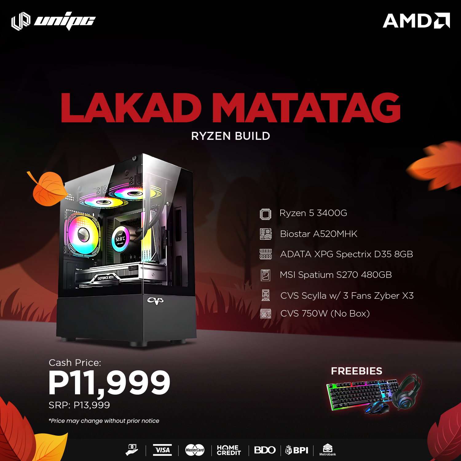 UniPC - Boss, no need magtiis sa weak setup. Lakad Matatag Ryzen build ...