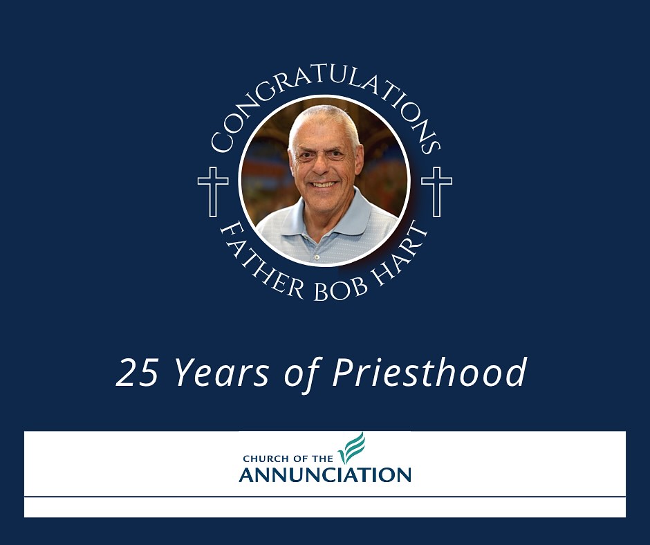 Church - We are overjoyed to announce that today is Father Bob Hart’s ...