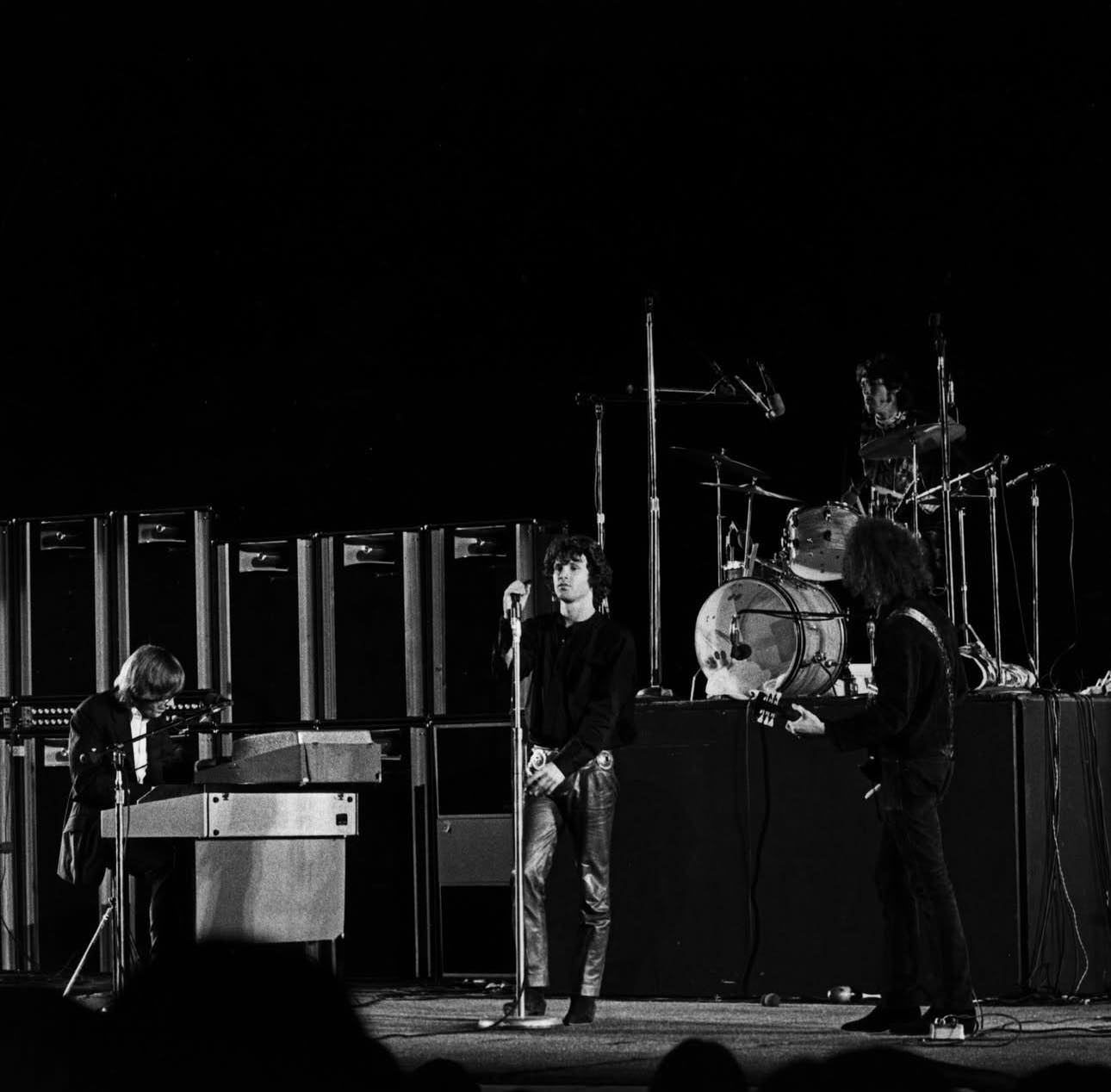 The Doors performed at the Hollywood Bowl on July 5, 1968. This 
