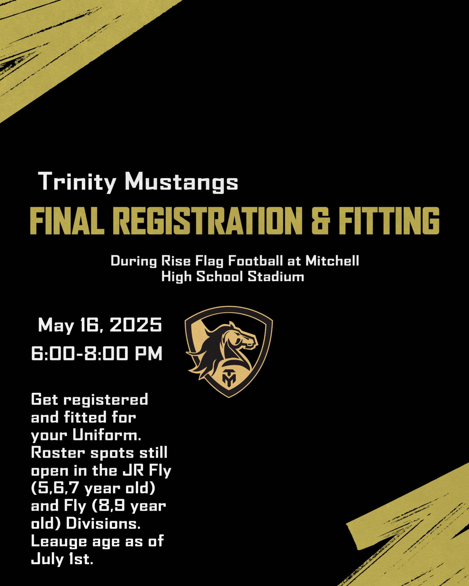 Trinity Mustangs Football & Cheer, PAL | Trinity FL