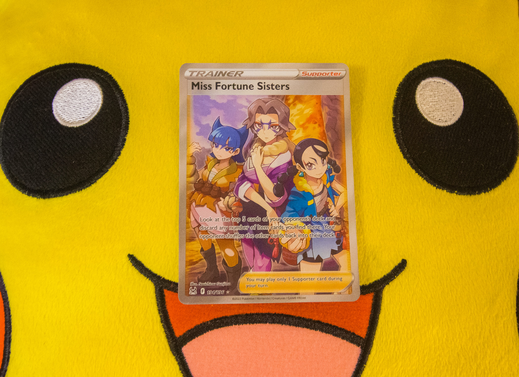 miss fortune sisters pokemon card value - 209/196 Lost Origin - Full Art Trainer Souichirou Gunjima SWSH11 Miss Fortune Sisters (Full Art)