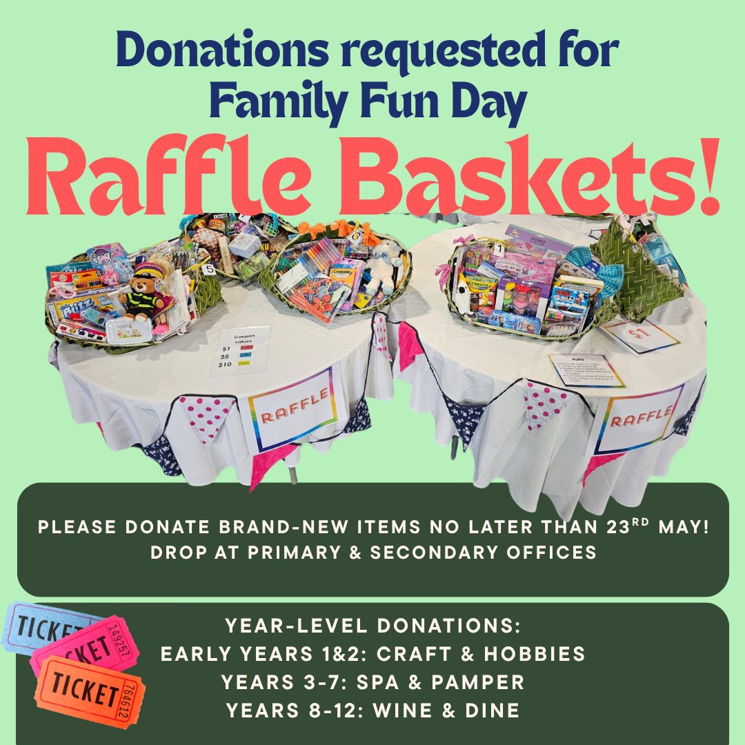International - #PTAFUNDAY | What’s in a Raffle Basket? You Decide ...