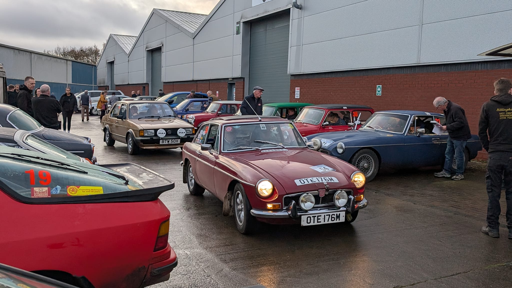 The crews have... - Historic Rally Car Register - HRCR