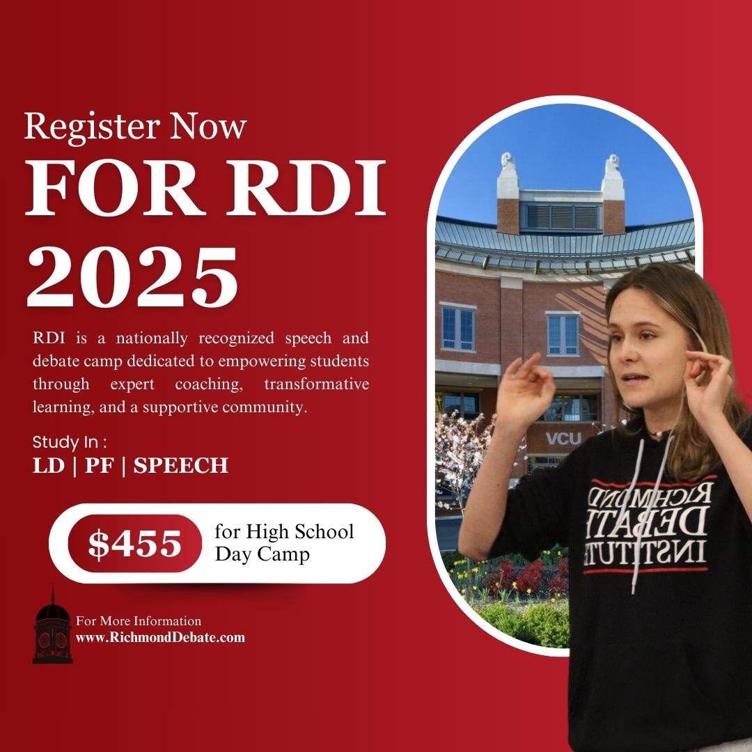 🎤 Ready to take your skills to... - Richmond Debate Institute | Facebook