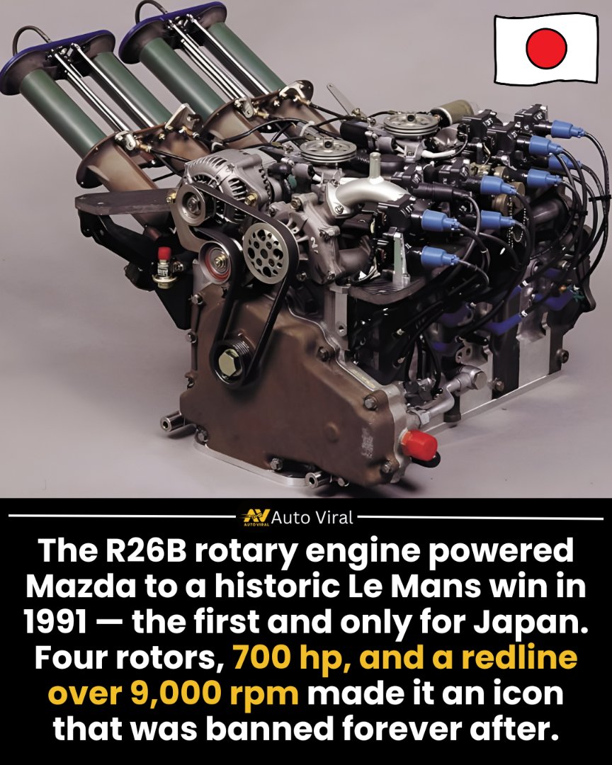 Auto - Mazda’s R26B rotary engine wasn’t just powerful — it was a ...