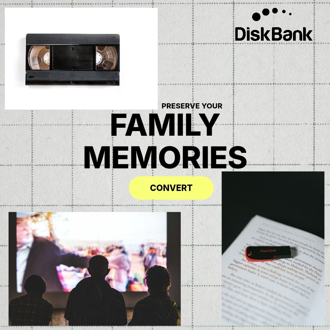 DiskBank - From VHS to USB, we’ve got you covered! Trust our local ...