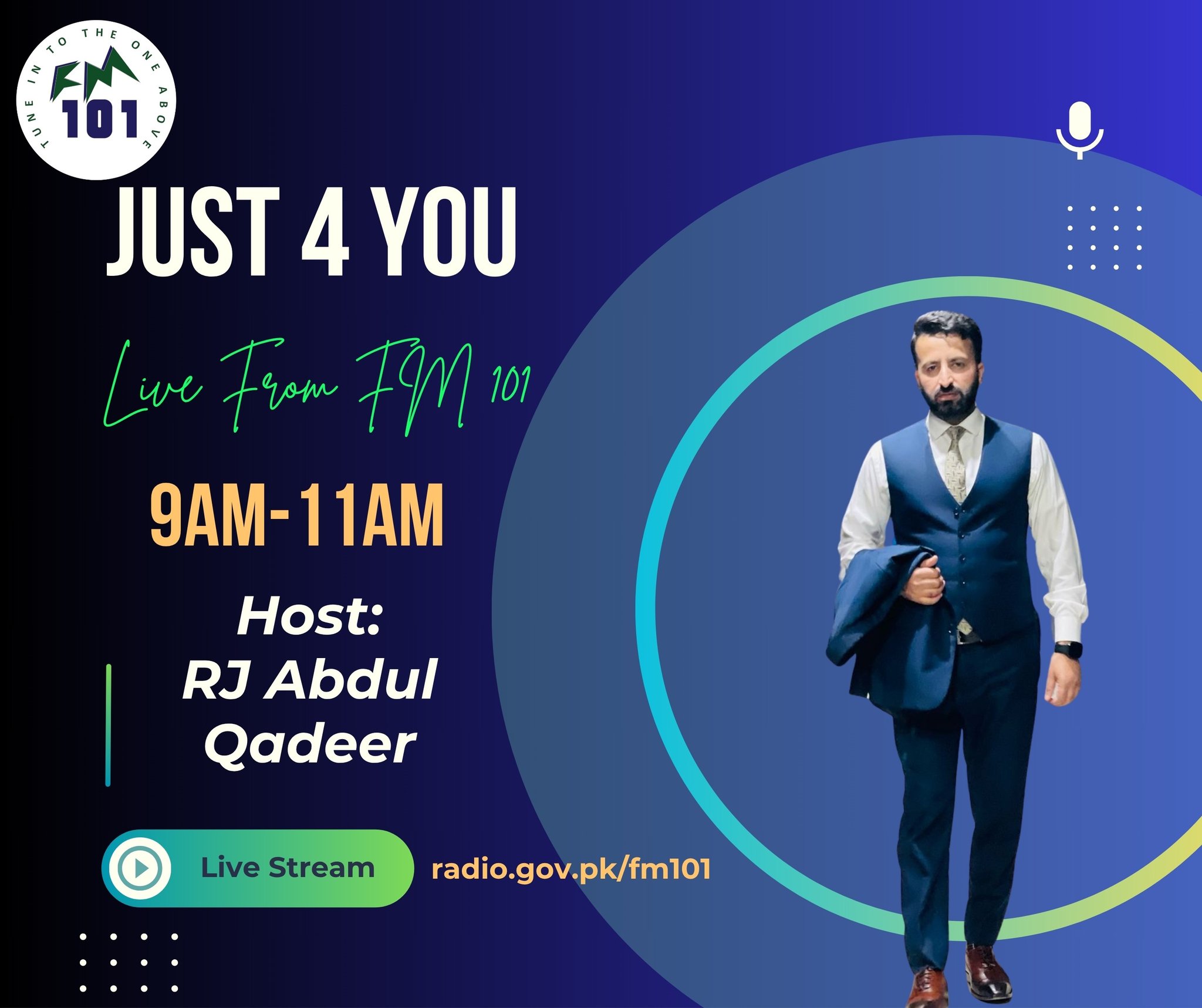 FM 101 Channel Pakistan - FM 101 Lahore...Listen the show Just for U ...
