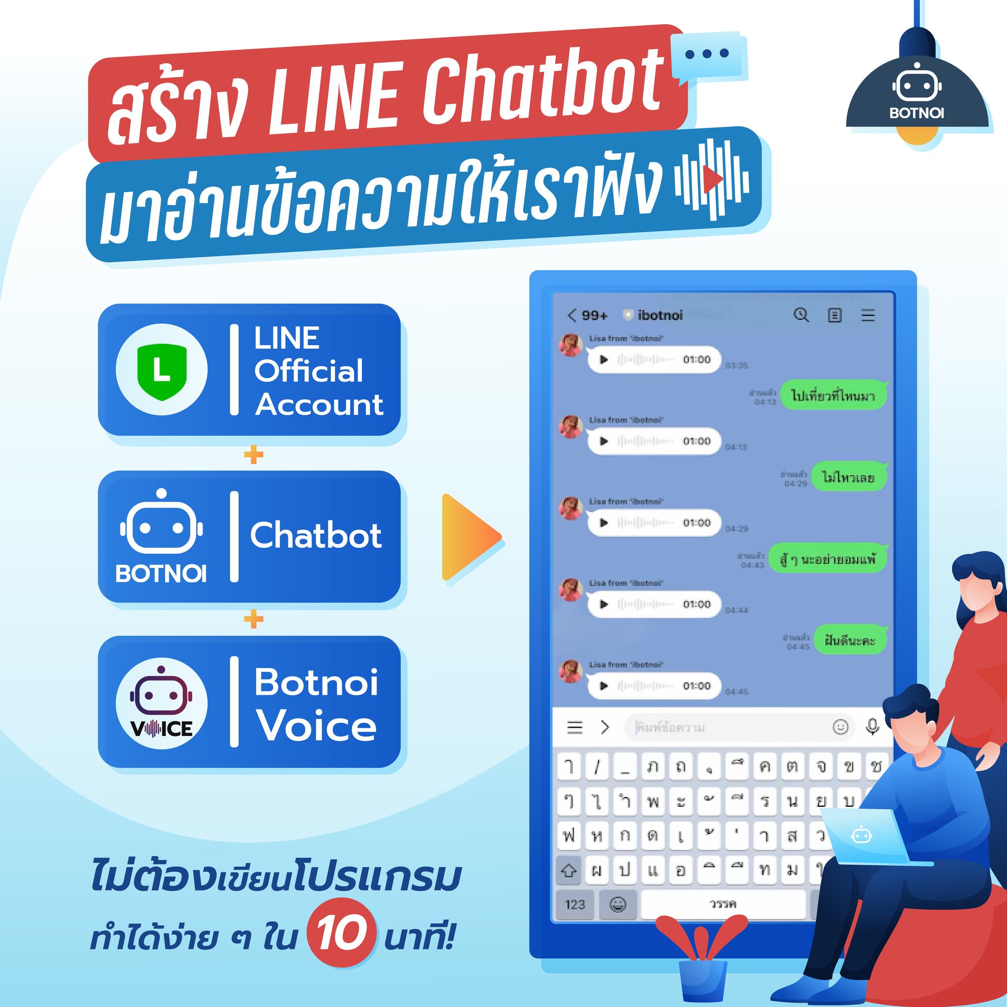 Botnoi Group - ทราบไหมครับว่า LINE chatbot... | Facebook