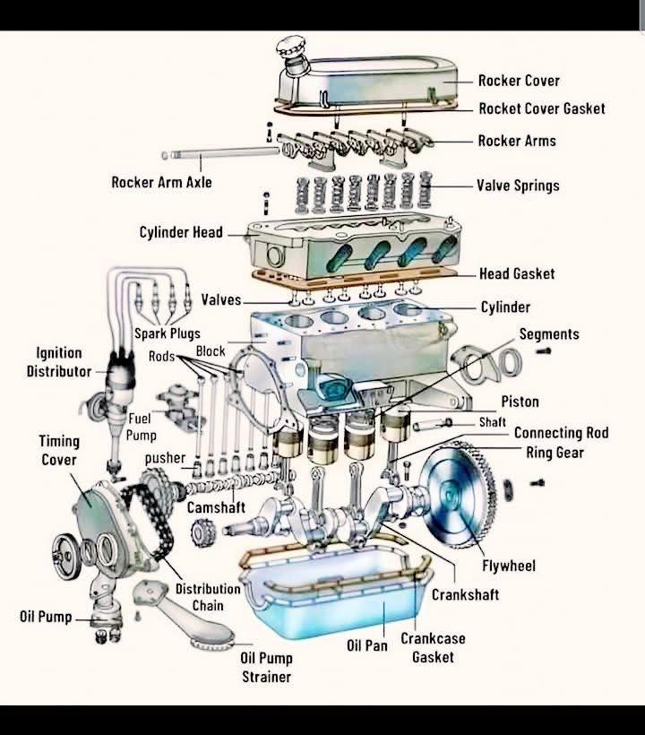 ASSL - Every Car Engine Component Explained & Its Function A car engine ...