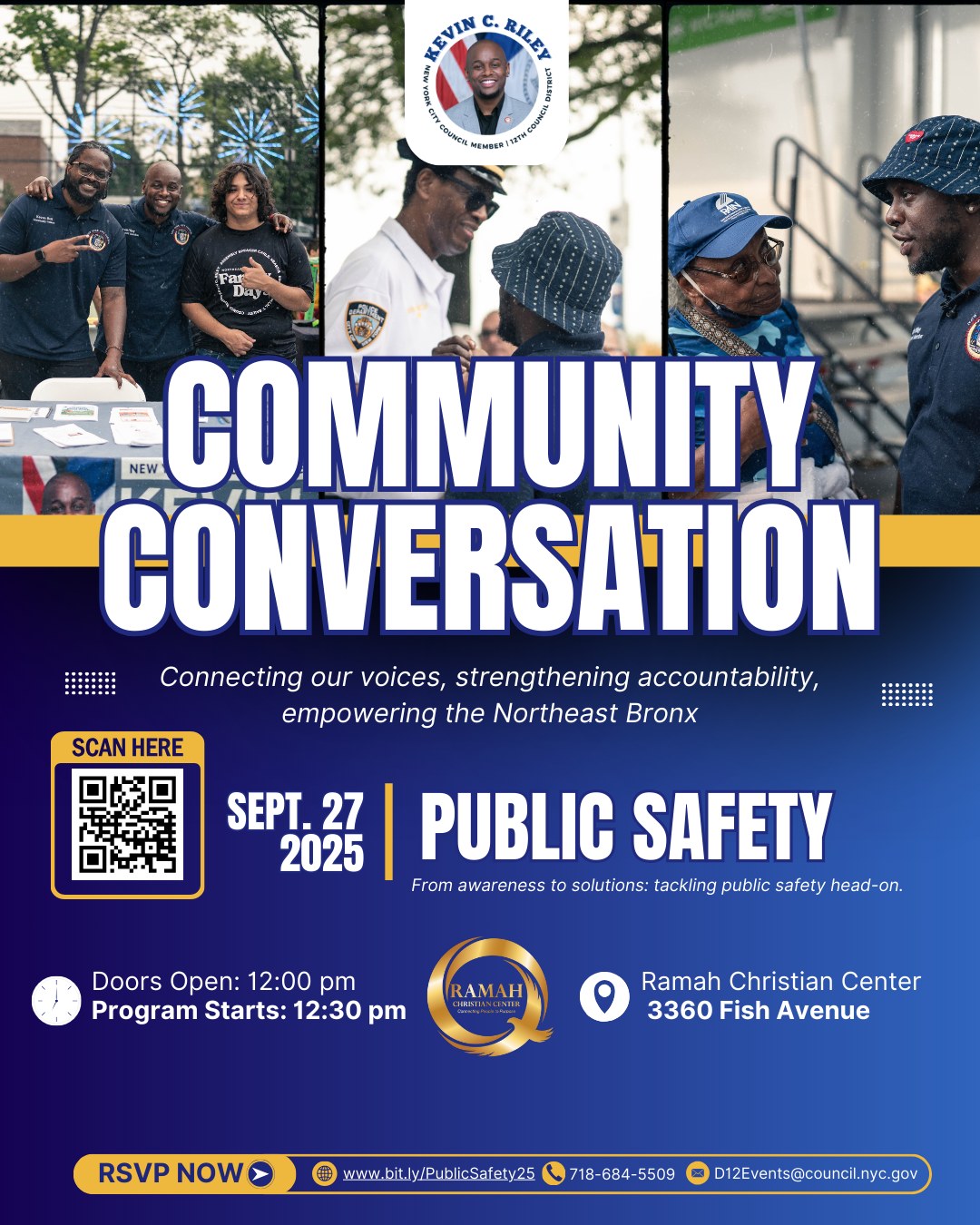 📢 Community Conversation... - Council Member Kevin C. Riley | Facebook