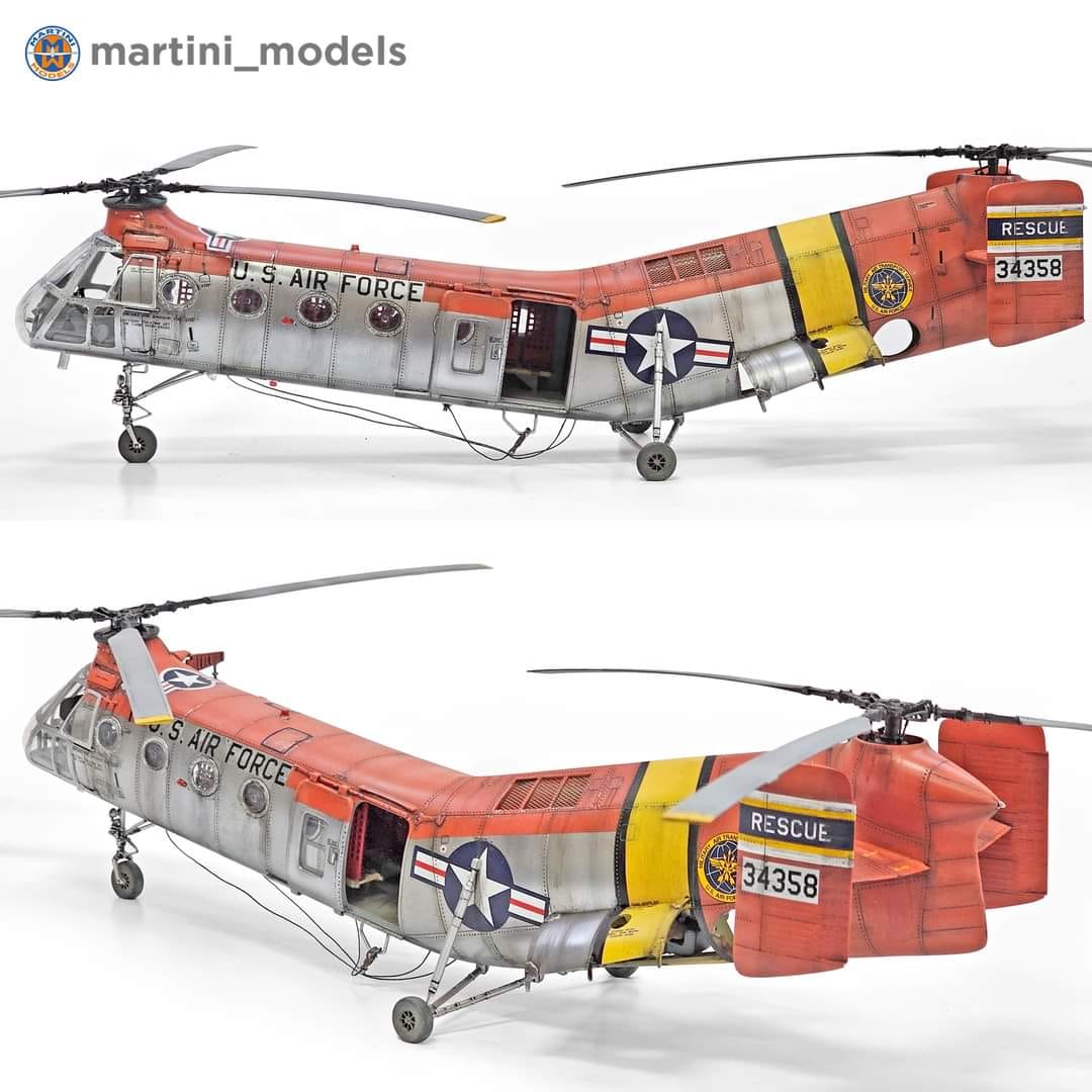 Italeri H-21C Shawnee Flying Banana 1/72 scale model kit review