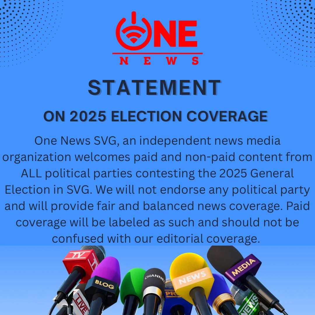 One - IMPORTANT NOTICE ON 2025 ELECTION CONTENT ON ONE NEWS SVG One ...
