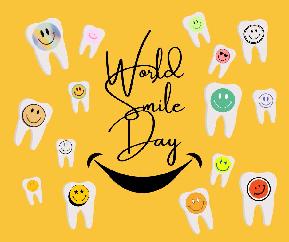 Happy World Smile Day! 😃 In honor of this & dental hygiene month, we ...