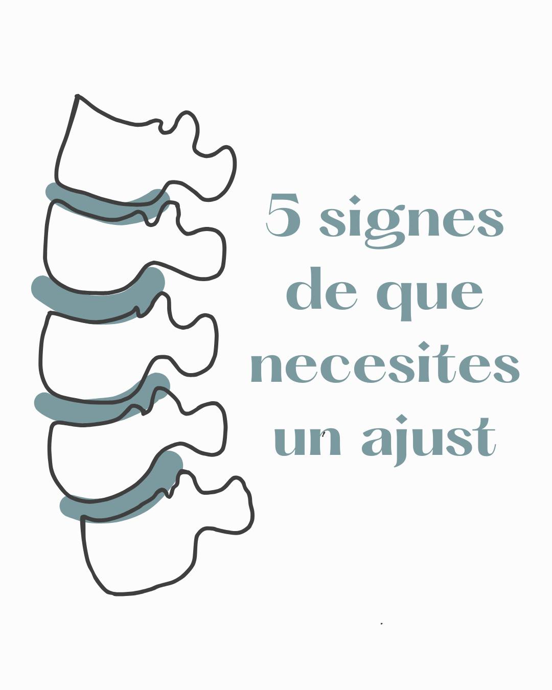 Centre - 👐 5 signes que NECESSITES un ajust quiropràctic! 👐 1️⃣ Dolor ...