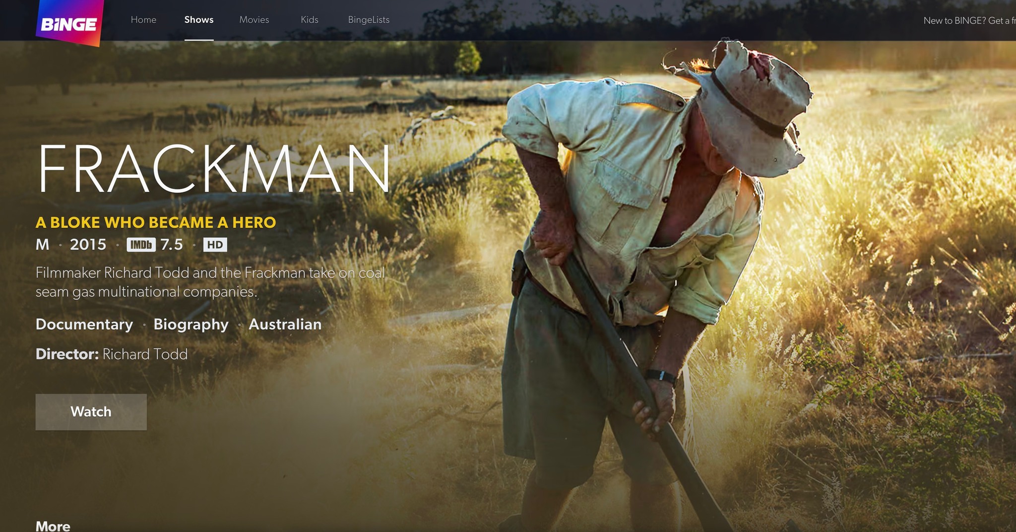 Frackman - I’m excited to announce that my documentary, Frackman, is ...