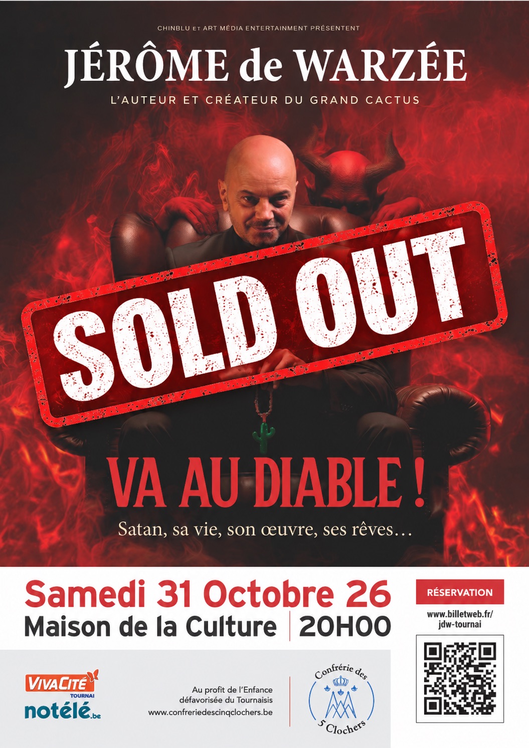 Spectacle Jérôme De Warzée Tournai
