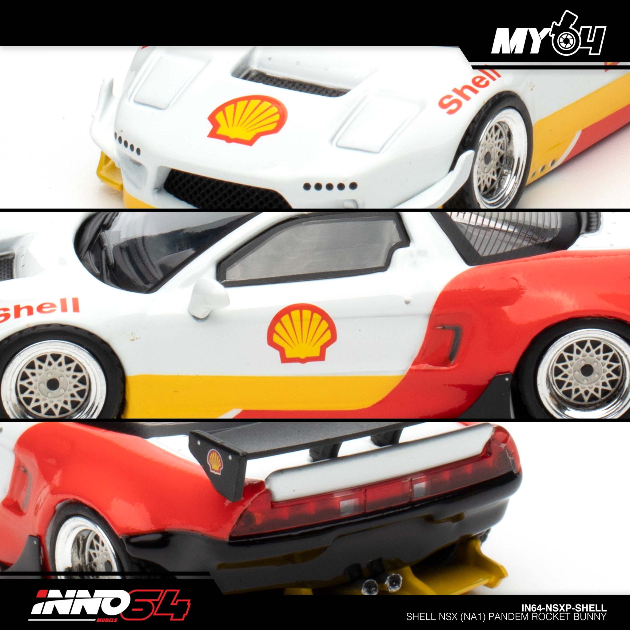 MY64 - ️DIECAST MODEL ️ Shell NSX (NA1) Pandem Rocket...
