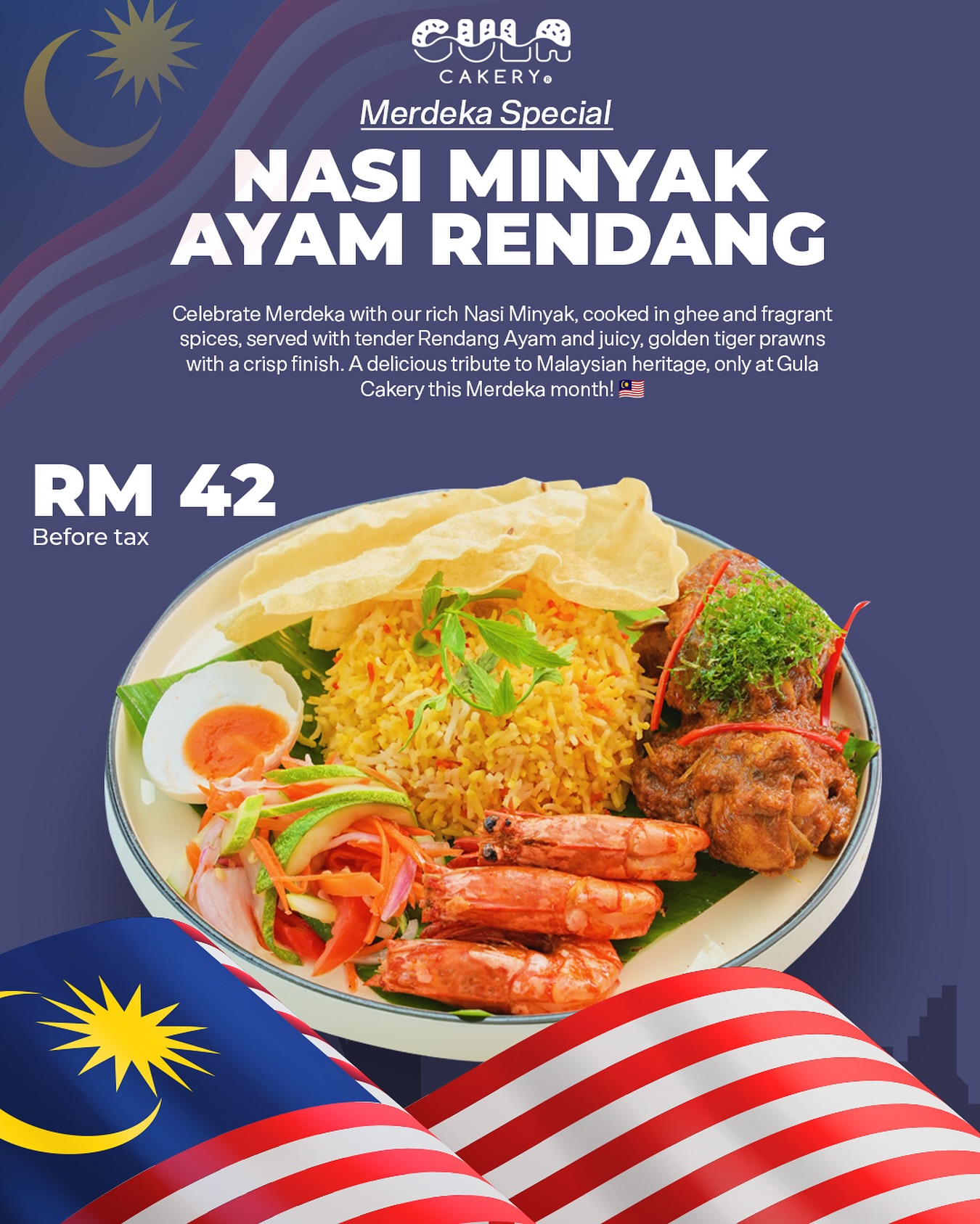 Gula Cakery - 🇲🇾 MERDEKA SPECIAL 🇲🇾 This Merdeka, jom... | Facebook