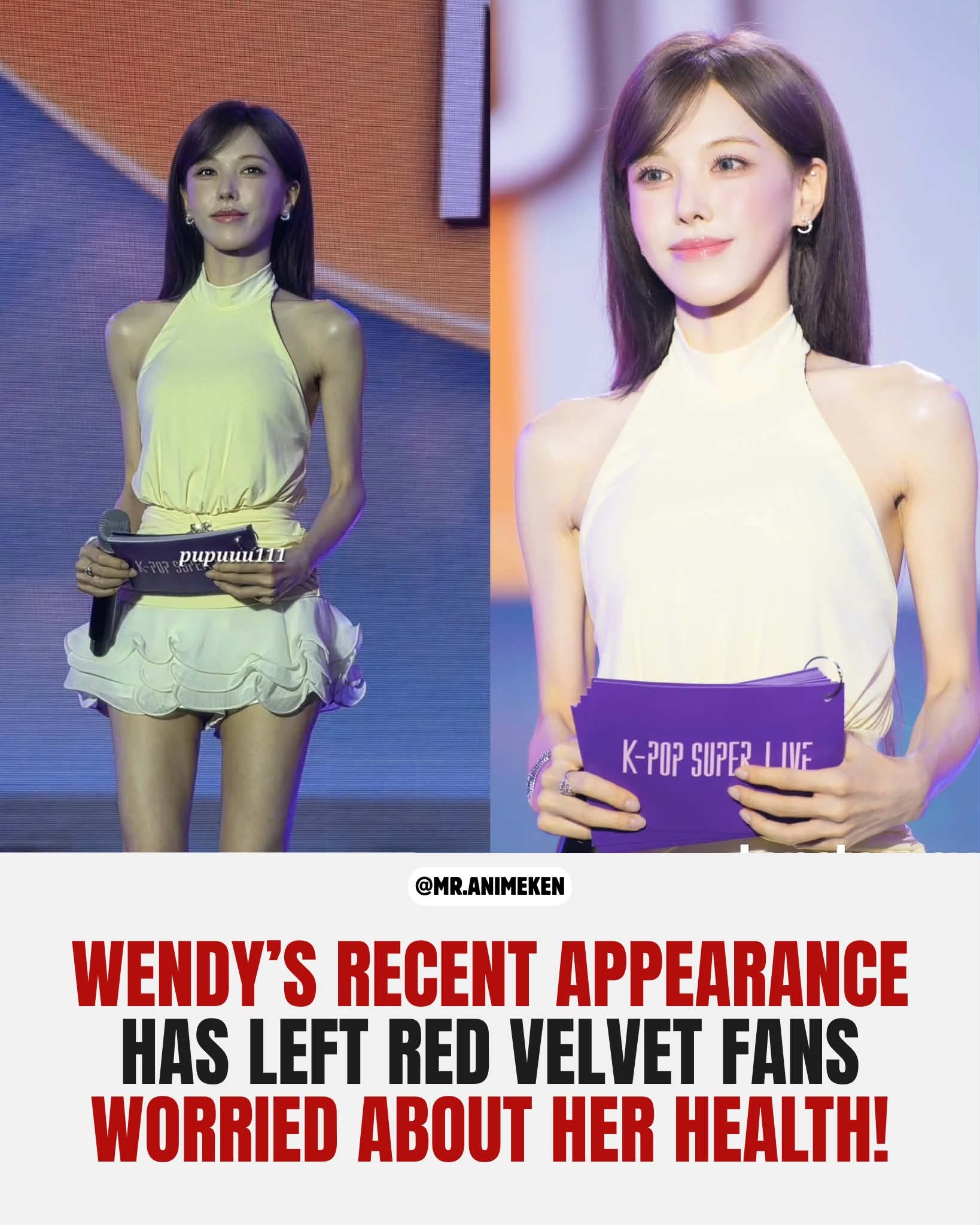 Wendy's latest appearance has fans hoping she's doing okay