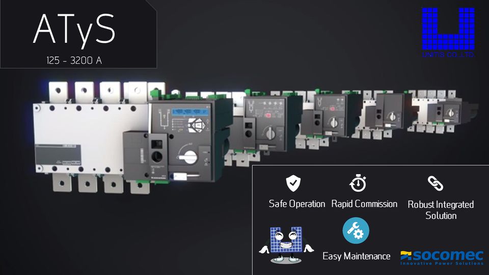 Unitis - Automatic Transfer Switch (ATS) เป็นการสับเปลี่ยนแหล่งจ่าย ...