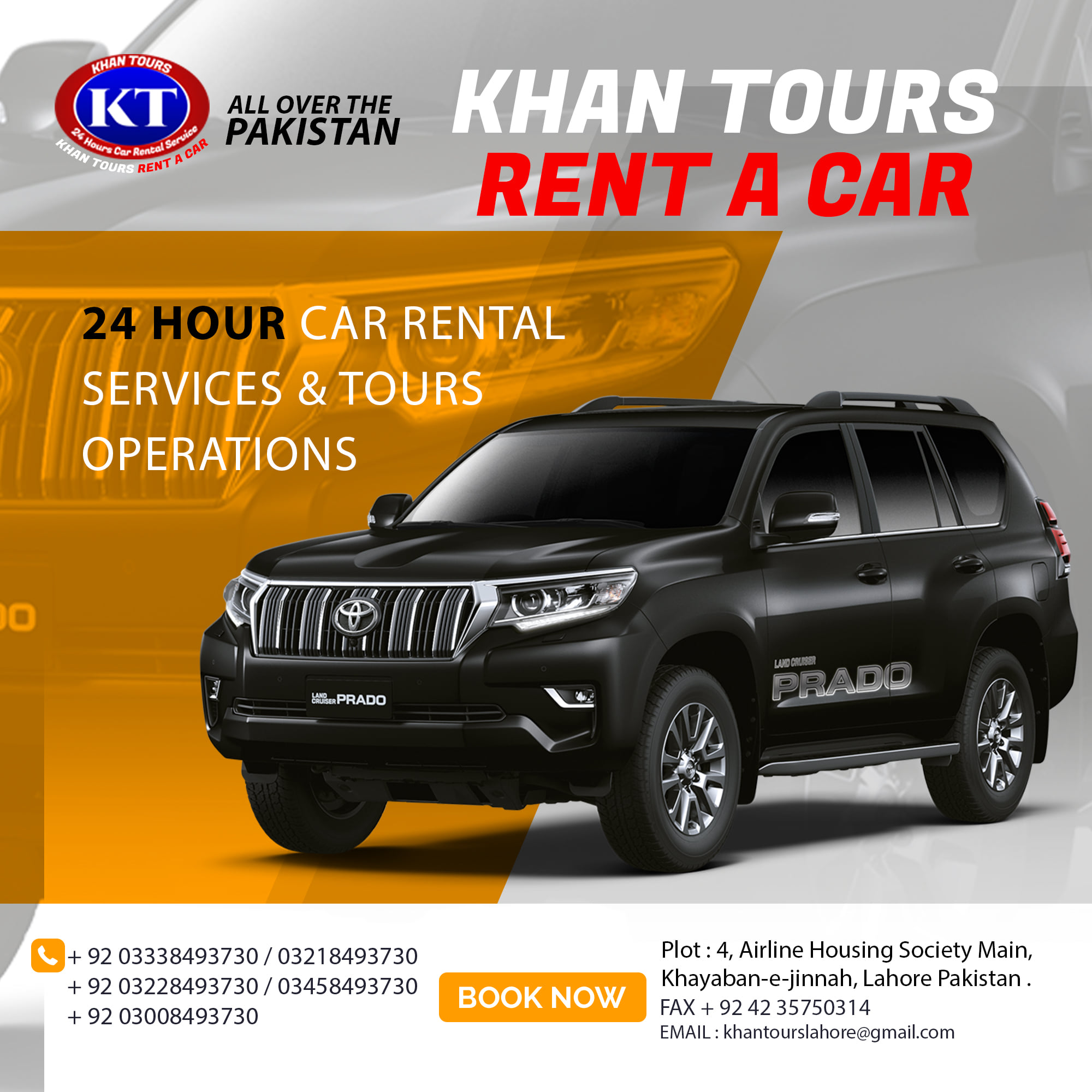 KHAN TOURS & Rent-A-Car | Lahore