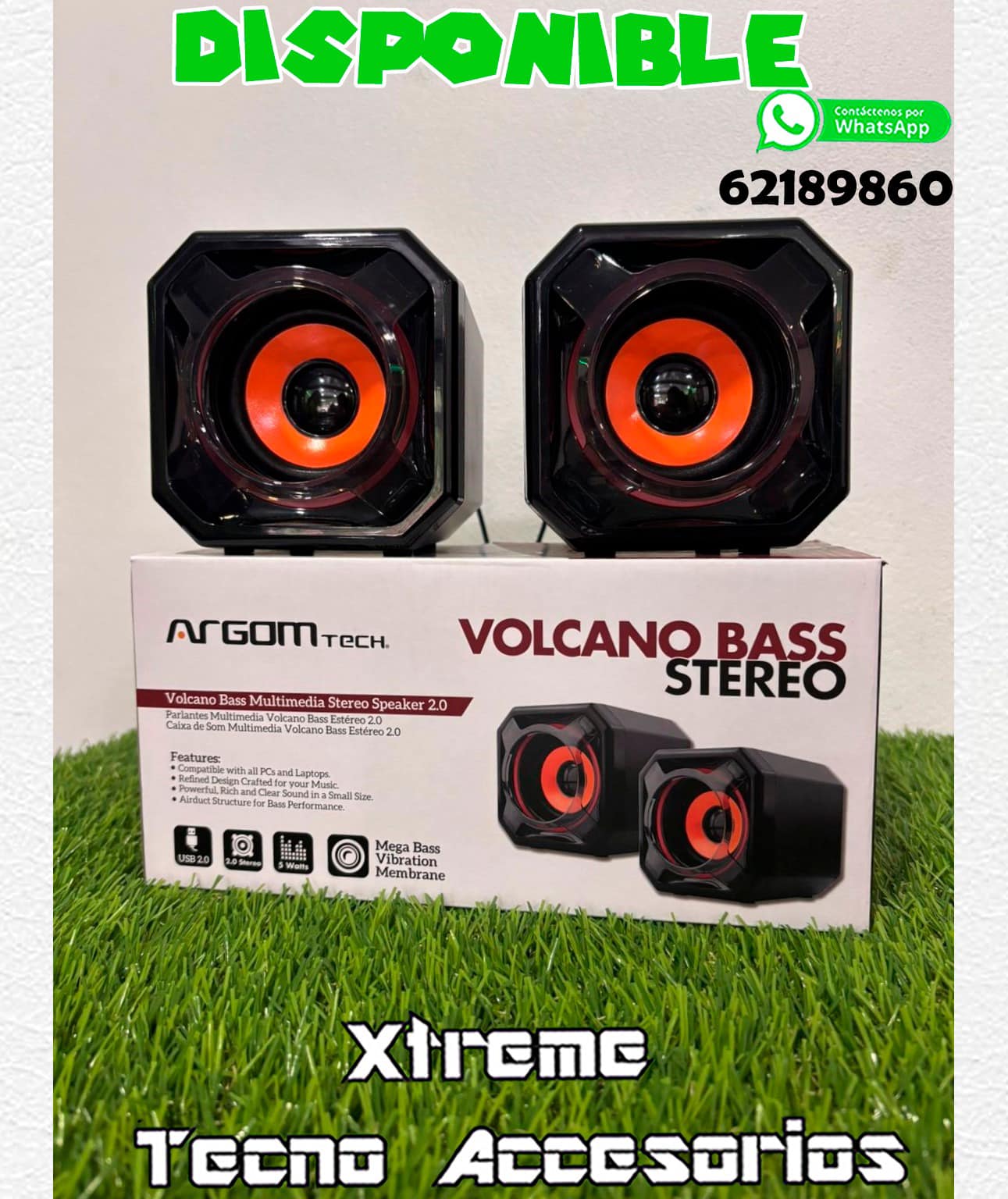 🔊 Argom Tech Volcano Bass Stereo... - Xtreme Tecno Accesorios | Facebook