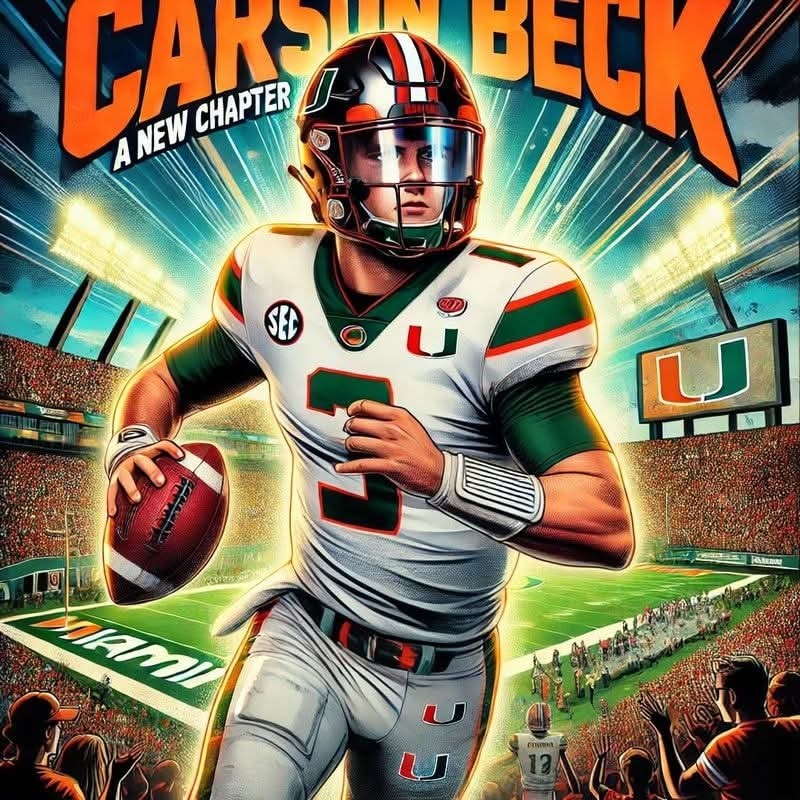 CFBHome - If Carson Beck goes to Miami, he's going to have a self ...