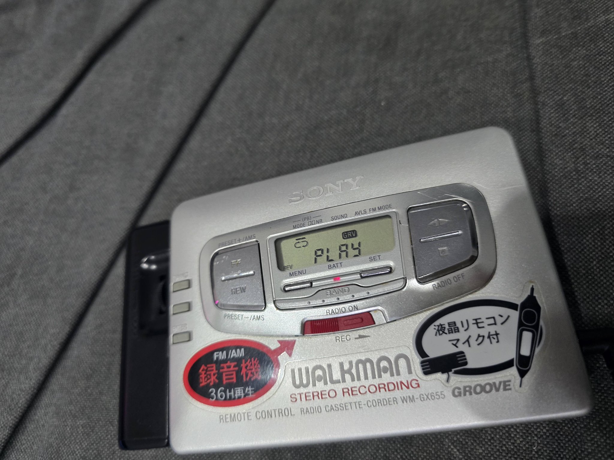 Sony Walkman WM-GX655(aka WM-GX652/4) fully restored to original