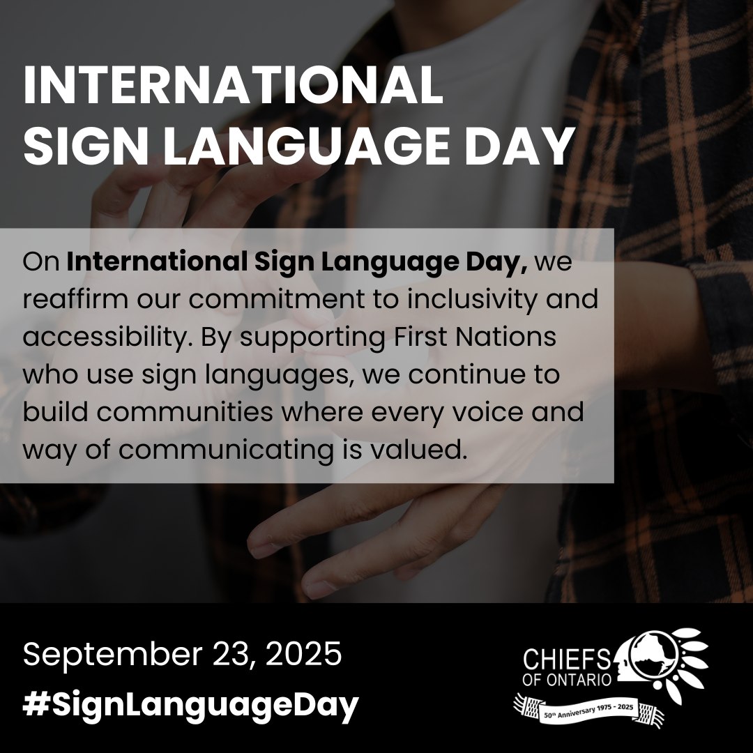 Chiefs - On International Sign Language Day, we honour the importance ...