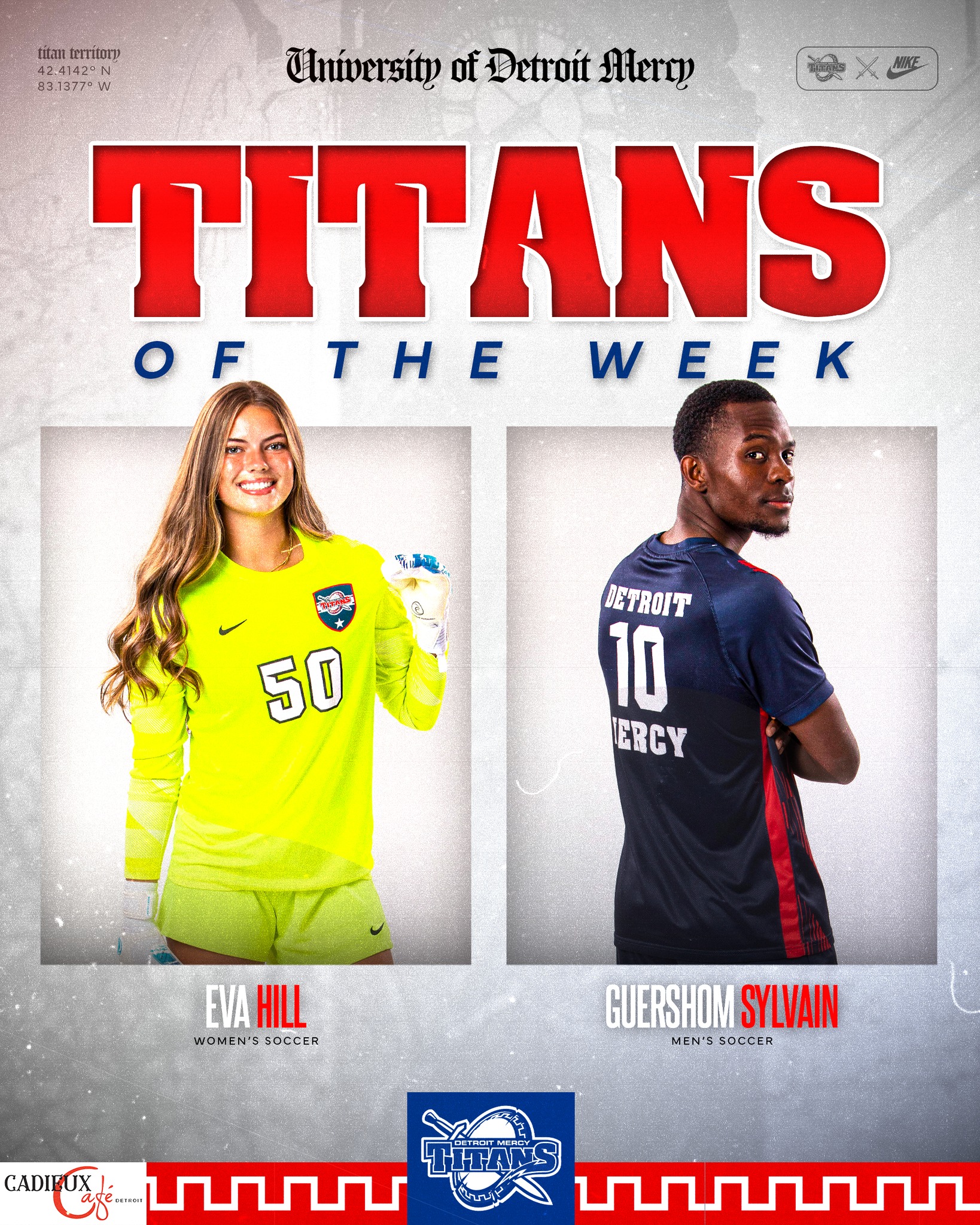 Detroit - 👏 Congrats to your Charles Rutherford Titans of the Week ...
