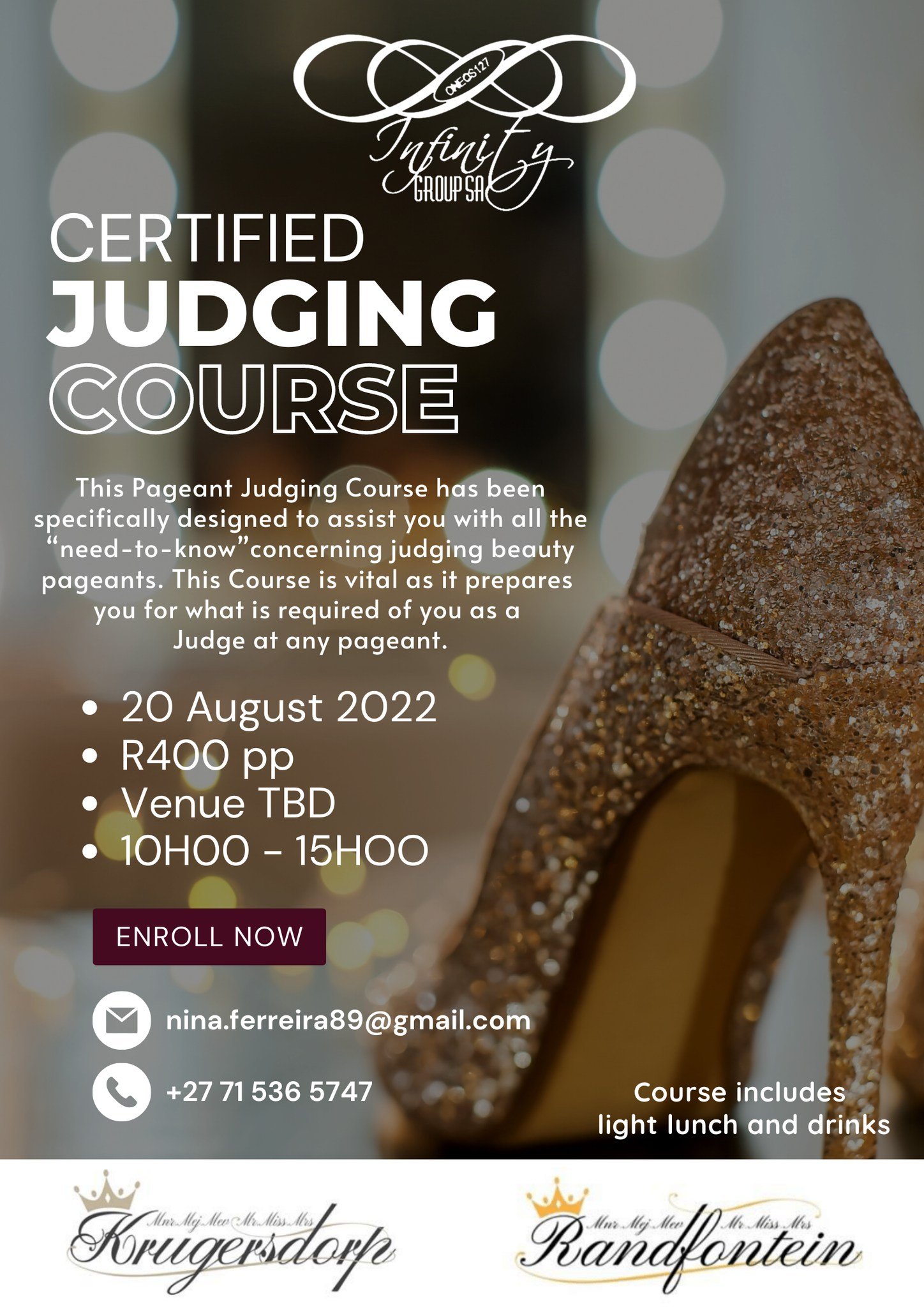 Miss/Mr/Mrs Randfontein - Become a certified pageant judge. This ...