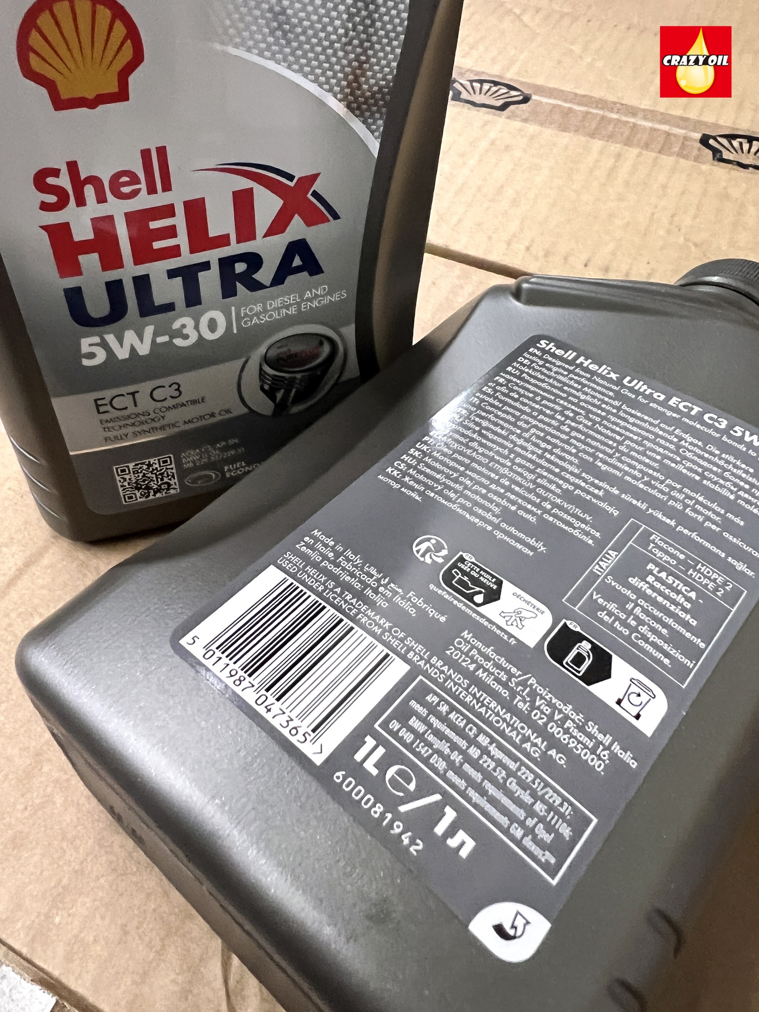 瘋油網 - SHELL HELIX ULTRA ECT C3 5W-30 全合成機油 熱銷售完剛到貨、數量不多要的快 限時整箱只要2880元 ...