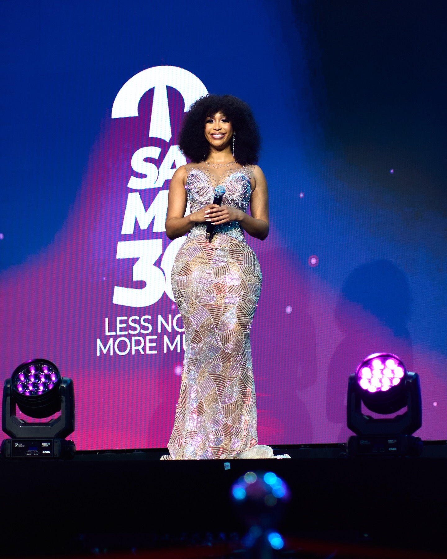 south african designers dresses I also made sure to celebrate 🇿🇦 @thesamas_ This look by @otiz_seflo was my fave 🥰 The detail and craftsmanship 👌🏾 and what waist? 😜 Great seeing our leadership @gaytonmck 🙏🏾 #SAMA30 #Host 🎤💎 Name/Description:Deidre Custom - Heavy Beaded w Long Sleeves global-main_fabric-Silk Cotton Churidar Collar Neck Print dress