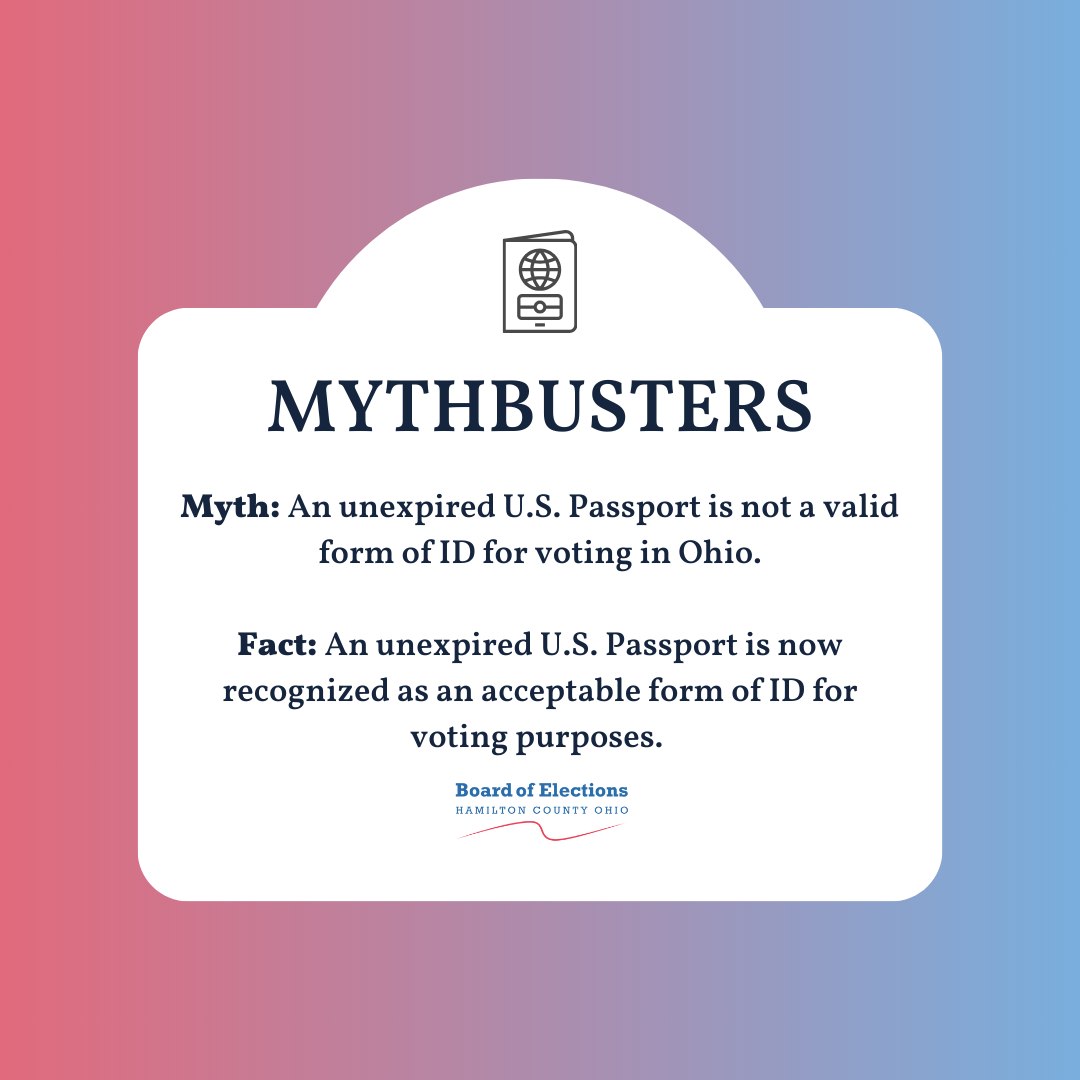 Hamilton - Fact: An unexpired U.S. Passport is an acceptable form of ID ...