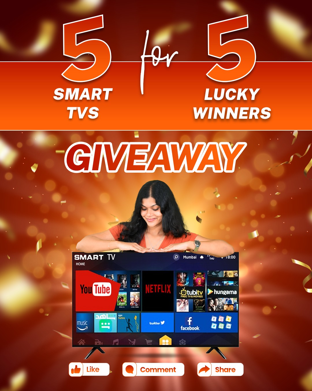 Daraz - 5 Smart TVs up for grabs — and one of them could be YOURS! 📺 ...