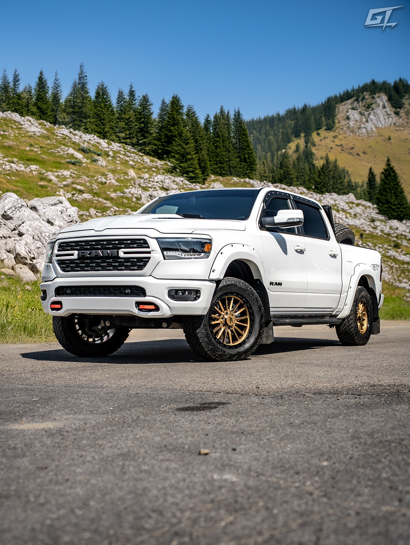 GT Off-Road Wheels - Clean concave GT Aggression in Gloss Black Milled ...