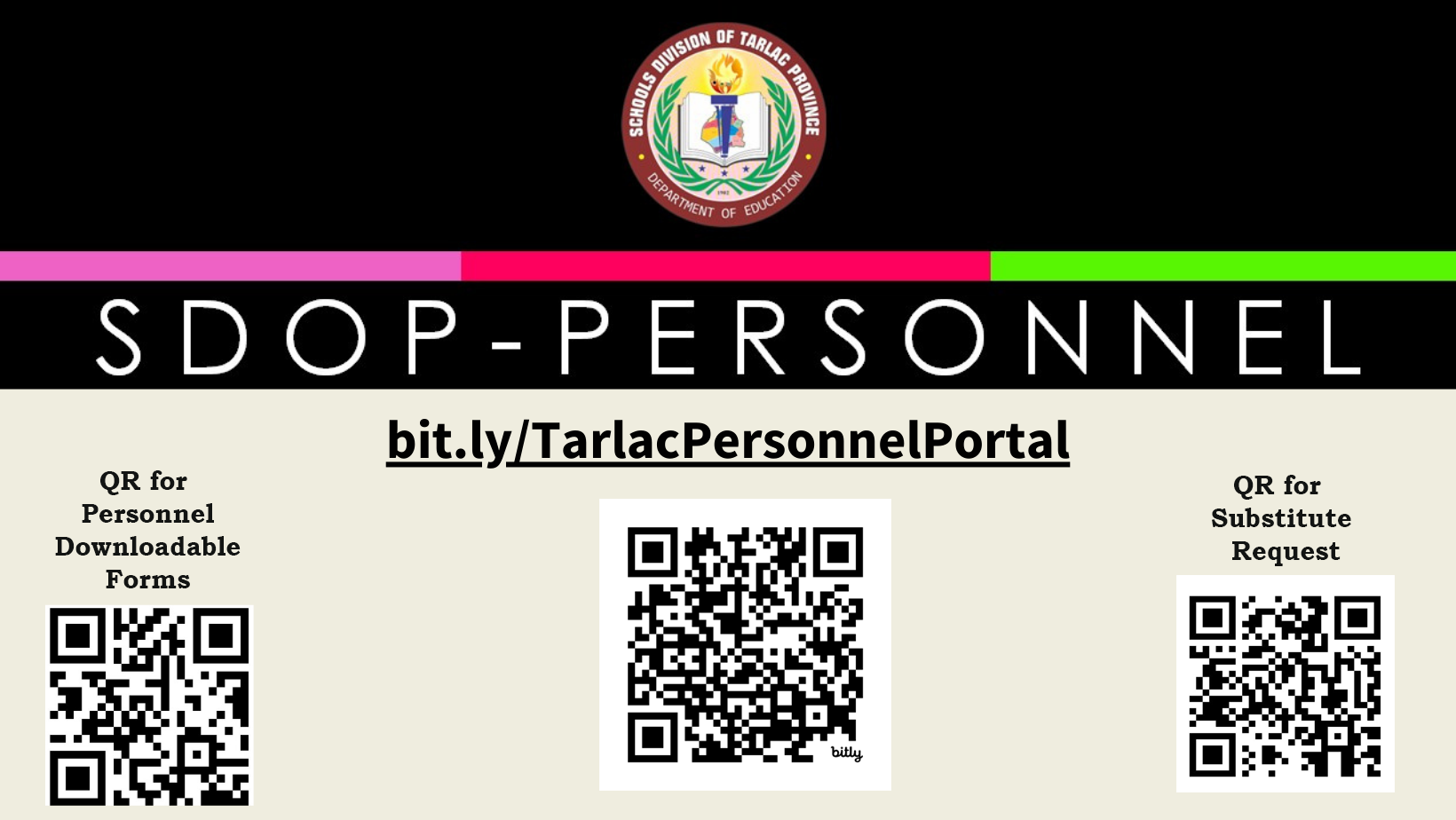 Personnel Unit-DepEd Tarlac Province | Tarlac