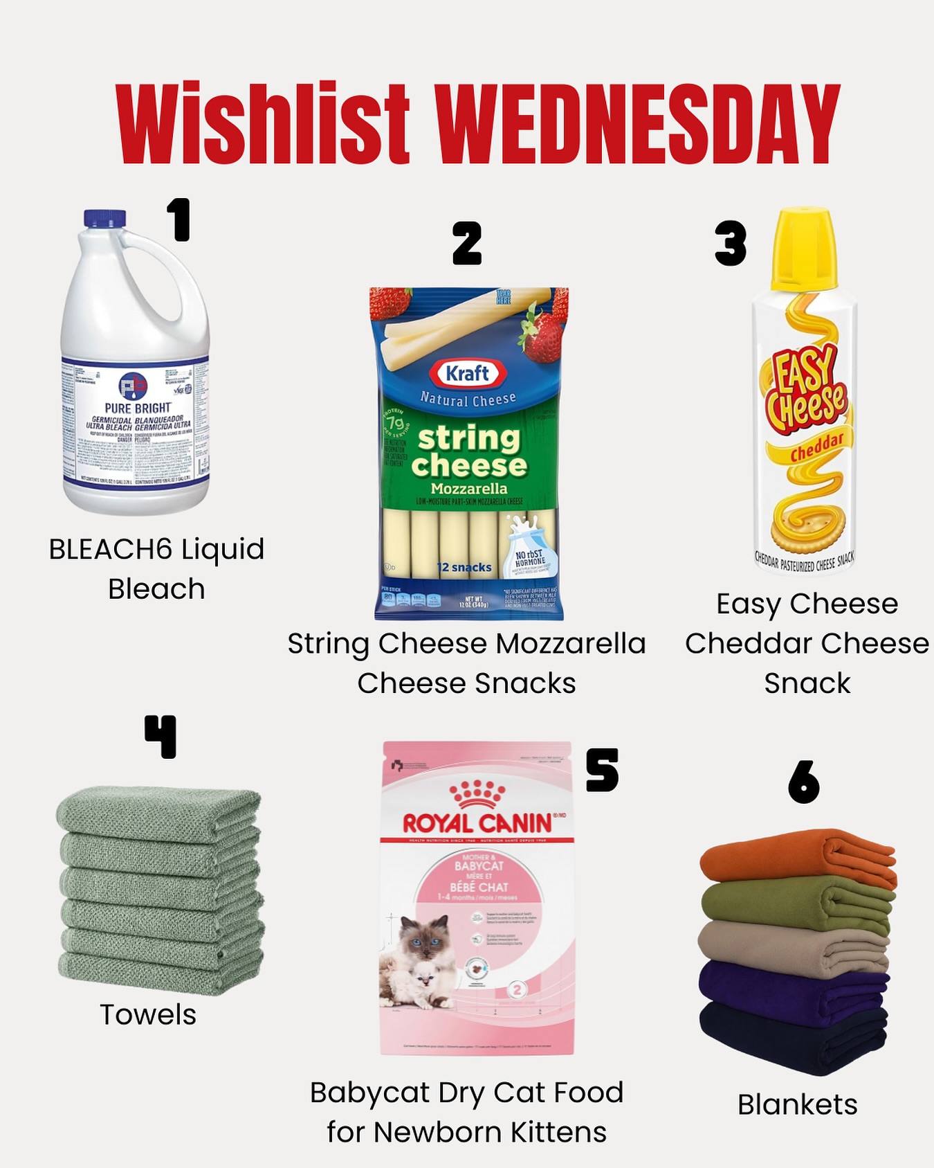 Hinsdale - Wishlist Wednesday This week, we’re restocking some shelter ...
