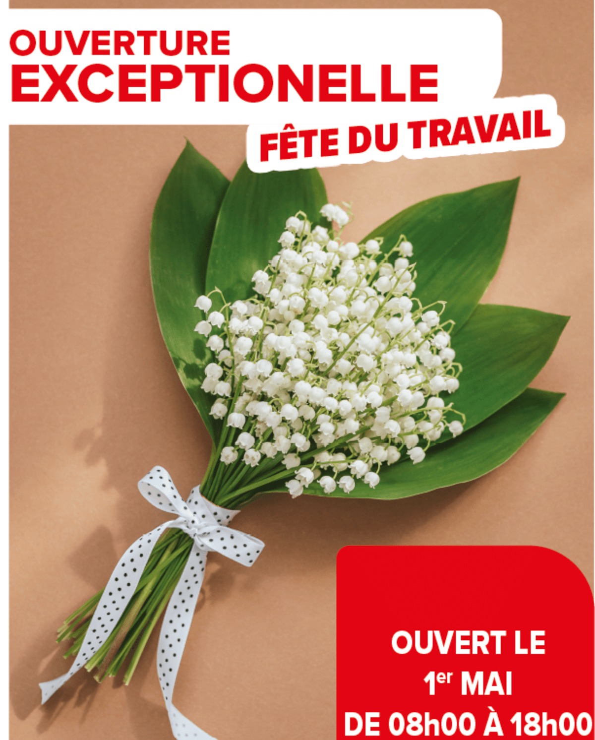 Ouverture Magasin 1er Mai 2023
