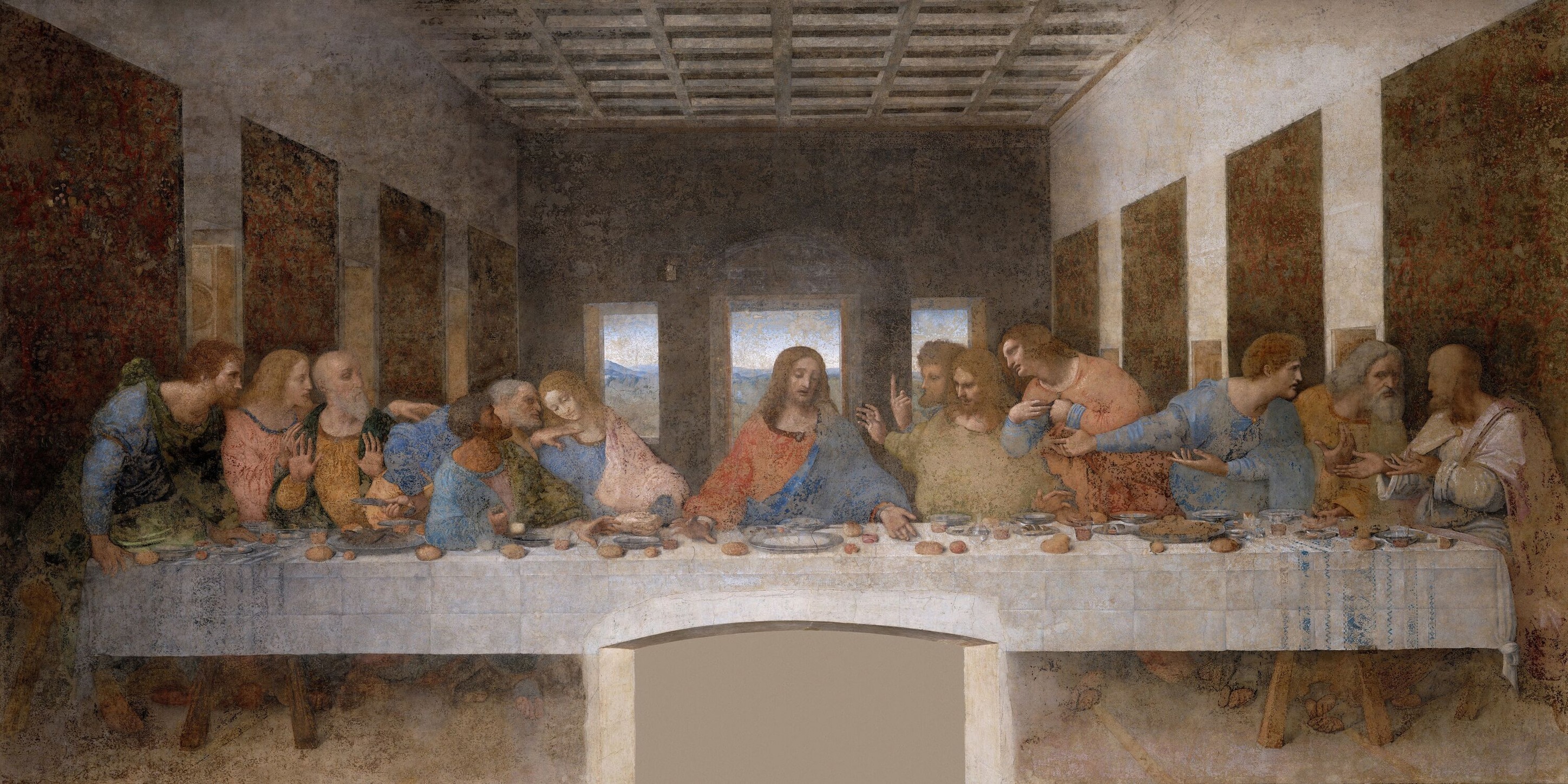 Leonardo's 3D Last Supper in Milan, Italy