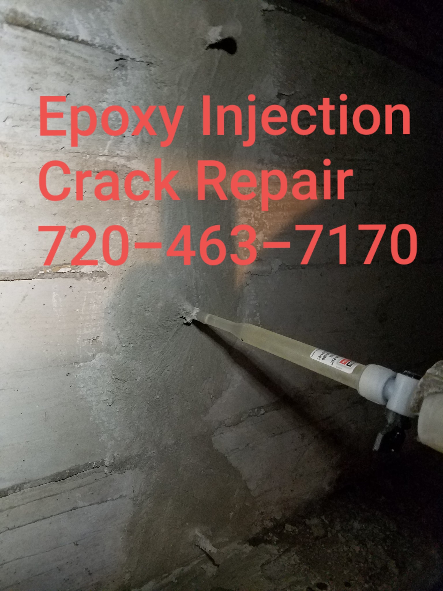 Epoxy Injection Crack Repair | Denver CO
