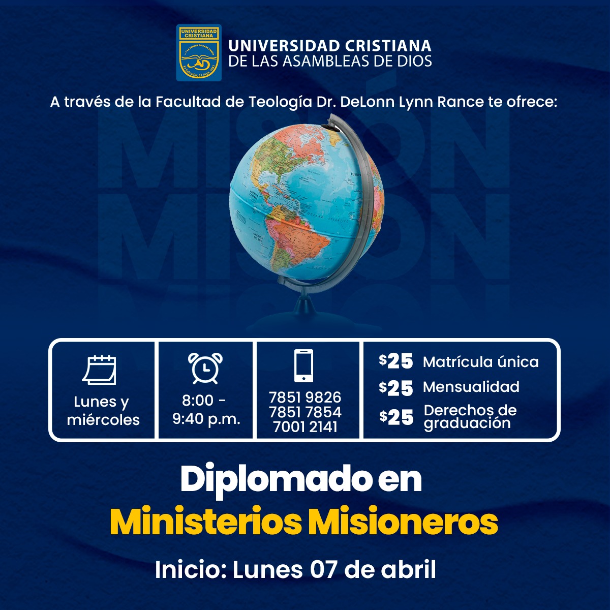 Universidad Cristiana de las Asambleas de Dios UCAD | San Salvador